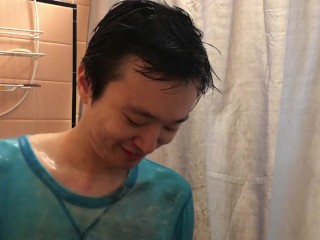 I drop the soap but nothing happens. Just a normal day