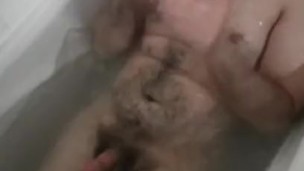 Horny daddy shower