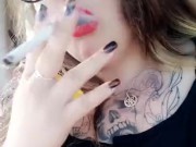 Smoking Domme - Screenshot 3 of 16 - Goth