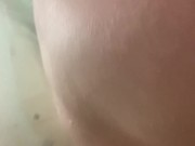 BBW FUCKS HERSELF IN THE ASS WITH 8 INCH DILDO UNTIL SHE CUMS