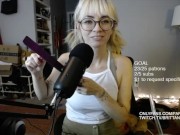 my first asmr livestream various tingles