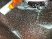 Shaving my pussy