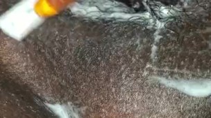 Shaving my pussy