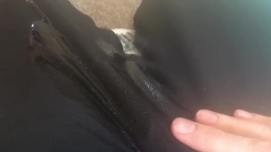 Pissing his pants on Normas unprotected bed