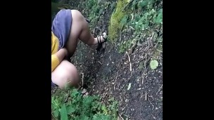 Pissing in the Woods Female Piss Fetish Outdoors Kink