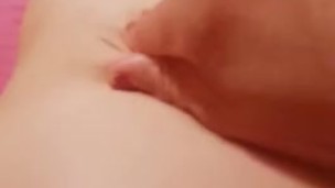 Belly massage while touching myself