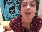 (Part 1/3) teen engorges in pizza ( WAM, belching, slopping )
