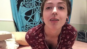 (Part 1/3) teen engorges in pizza ( WAM, belching, slopping )
