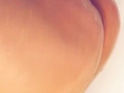 Big booty in the shower