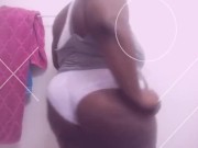 Ebony big booty bbw twerk