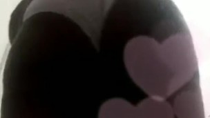 Ebony bbw sexy dance with Snapchat filter