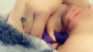 Amateur anal masturbation with beads