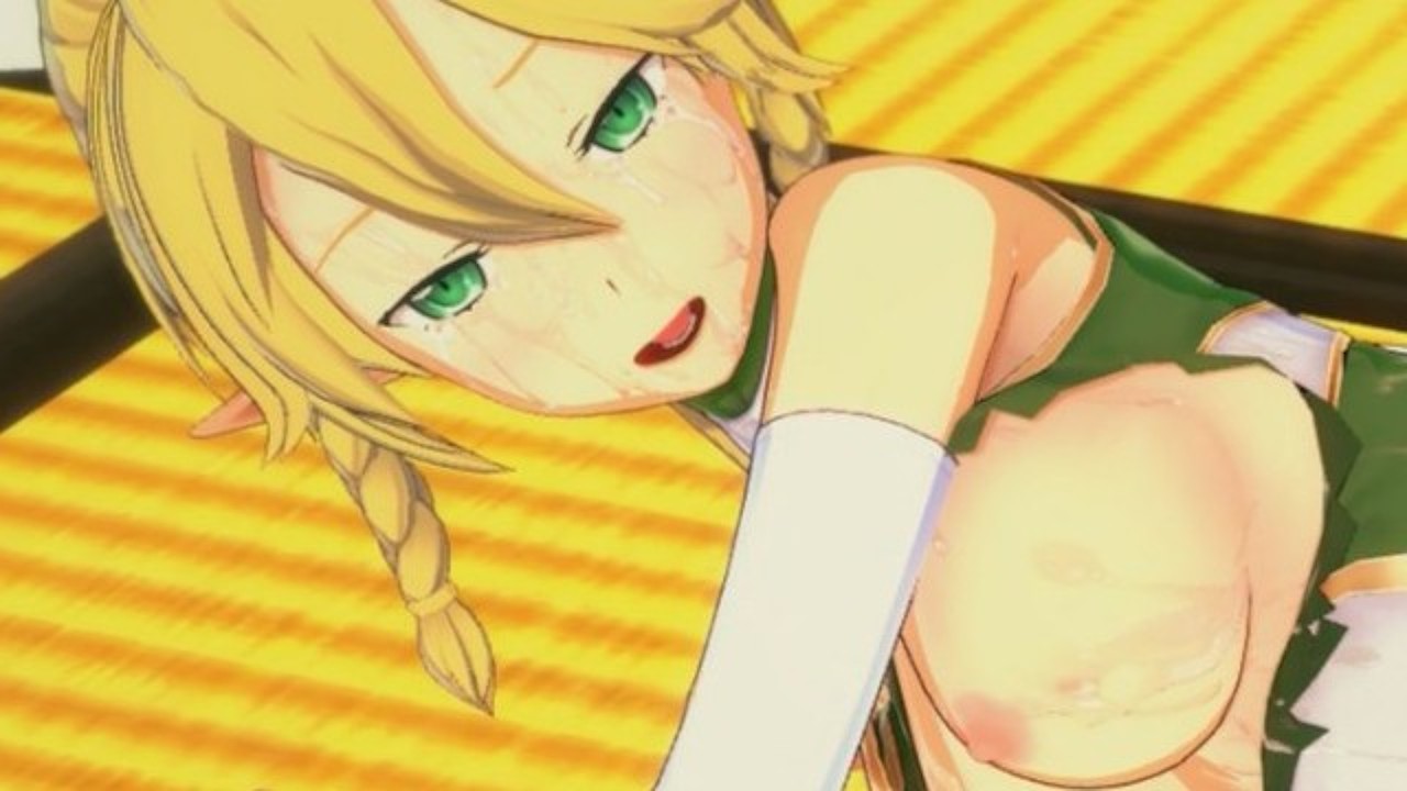 Hot Naked Leafa Asuna Lesbians - Sword Art Online - Leafa 3D Hentai