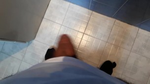 I take my cock to take a breath at my work