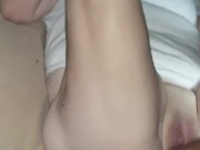 Watching cuckhold Amy take his huge BBC in her pussy!! 6/16