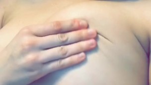 Sexy white girl in the tub