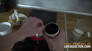 Living with a college girl means great sex