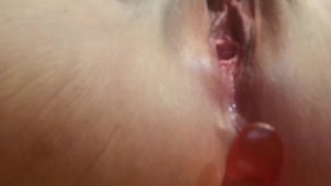 Solo play with my tight ass plugged