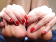 Oil on Red Toes 11/16