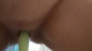 Hear how wet my pussy is for my toy