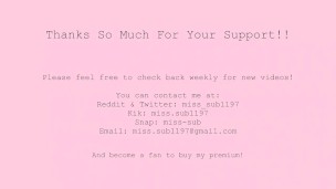 Smothering you (preview)