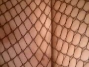 CUTE GOTH RIPS WET LOUD NASTY FART IN FISHNETS