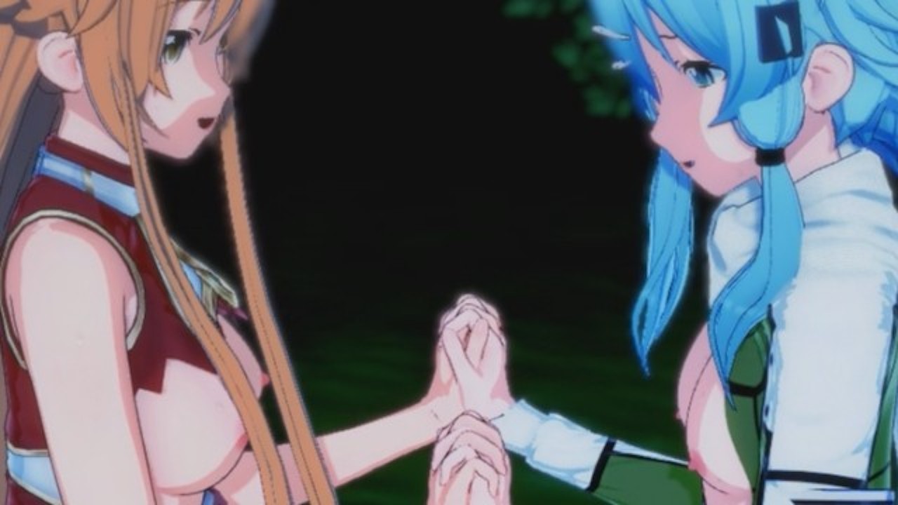 Yuki Sword Art Online Hentai Porn - Sword Art Online - Asuna X Sinon 3D Hentai Threesome