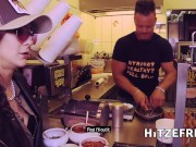 HITZEFREI Lullu Gun gets herself a real German sausage 5/16