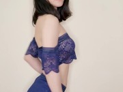 nightclothes changing 你好骚啊！小姐姐试穿品如的睡衣，多款性感内衣试穿秀 污老师炎炎 - Screenshot 9 of 16 - Chinese Girl