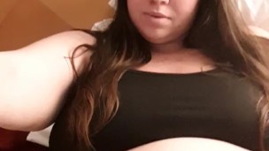 Some sexy Pregnant belly rubbing
