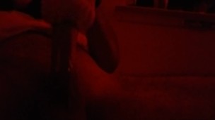 Red light flashlight - masked prince fucks pocket pussy