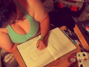 Boobs Ross — Qui-Gon Jinn Speed Sketch — julyathon 4