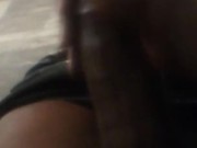 Stroking my cock