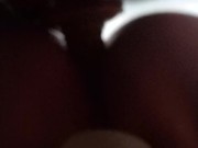 BBW cutie fucks ass with dildo