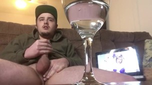 Cum Drinking CEI Reaction FAIL :( I back out this time lol