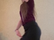 Dance & Strip from skirt to Good For You by Selena Gomez 4/16