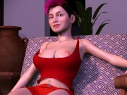 Breast Inflation - Girl Grows Huge Boobs Masterbating 9/16