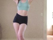 Dance & strip to song- Something About You (shorts and tank top) 8/16