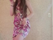 Dance & strip from dress to Selena Gomez- Love you like a love song 2/16