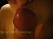 All in cum! Crazy blowjob and powerful oral creampie. How does she do it? 11/16