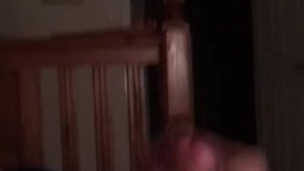 Cum with dildo in ass