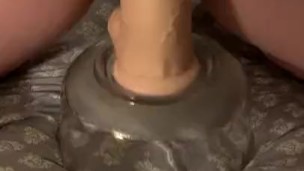 Wife rides 12” dildo hubs records
