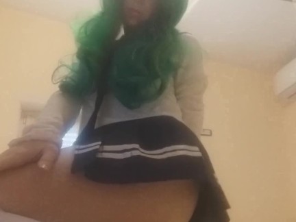 just returned from school and has to start her vaginal therapy