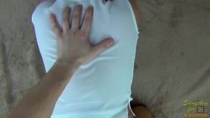College student in a Skirt with a Big Ass allowed herself to Fuck- SanyAny