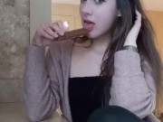 Deepthroat & then Eat Butterfinger 4/16