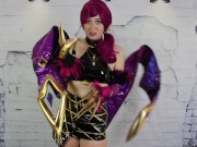 Cosplay Sissification KDA Evelynn Akali Leauge of Legends TEASER OmankoVivi 12/16