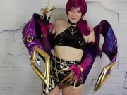 Cosplay Sissification KDA Evelynn Akali Leauge of Legends TEASER OmankoVivi 13/16