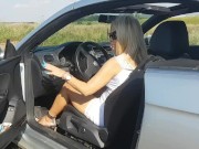 Gorgeous Blonde pee like a waterfall, Public pee 15/16