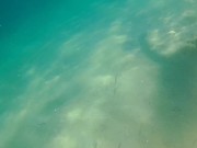 Underwater Quick SEX at PUBLIC BEACH
