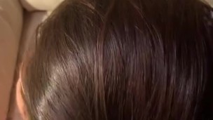 girl gets hot cum shot from big cock!